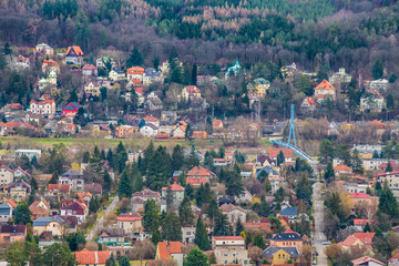 Fototapeta na wymiar View Of Dobrichovice City In Czech Republic