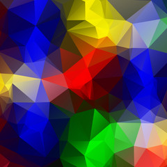 Obraz premium Polygonal colorful background. Vector illustration.