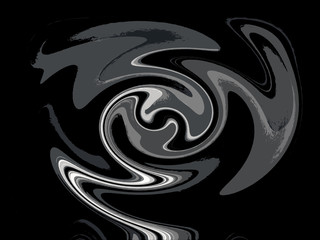 Abstract oil paint mix illustration 