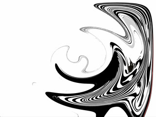 Abstract oil paint mix illustration 