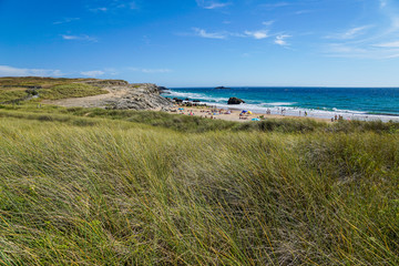 Plage de la C&ocirc;te Sauvage sur la presqu'&icirc;le de Quiberon