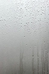 beautiful window glass with drops background