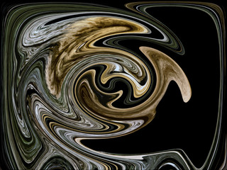 Abstract oil paint mix illustration 