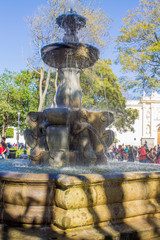 fuente de un parque