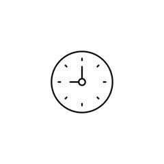 Fototapeta na wymiar Clock icon. Time icon vector.