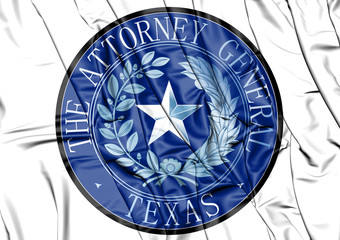 3D Seal of Texas Attorney General, USA. 3D Illustration. - 329445933
