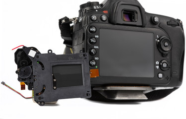 For Nikon D7000 Shutter Unit 1H998-119-1 with Curtain Blade Motor Assembly Component Part Camera Repair Spare Part