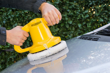 Fototapeta premium Car polishing