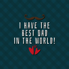 Happy fathers day card