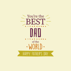 Happy fathers day card