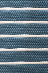 Closeup of a fabric texture background. Striped and lines fabric pattern