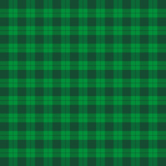 St. Patricks day Tartan plaid. Scottish cage