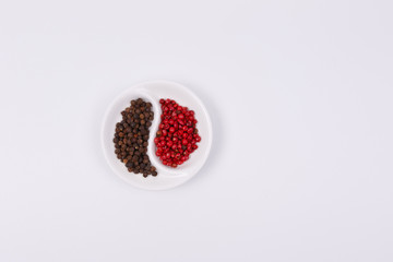 Red and black pepper