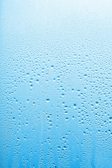 beautiful window glass with drops background