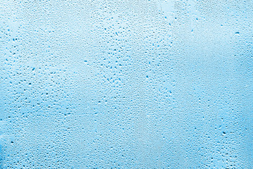 beautiful window glass with drops background