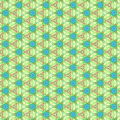 Abstract kaleidoscope background. Ornament for website, corporate style, fashion design and house interior design, as well for hand crafts and DIY. Endless texture.