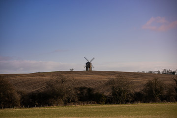 Fototapeta na wymiar Old Windmill Chesterton near Leamington Spa, Warwickshire, England