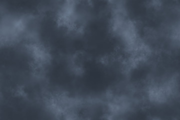 clouds in the dark sky