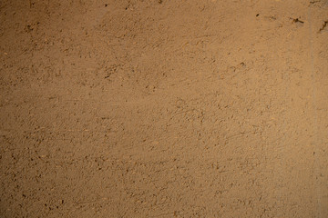 A wall made of ecologically sustainable clay plaster