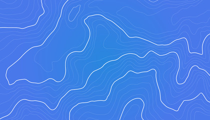 Fototapeta na wymiar The stylized height of the topographic contour in lines and contours. The concept of a conditional geography scheme and the terrain path. Vector illustration.