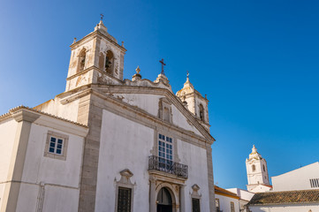 Fototapeta na wymiar Santa Maria Church in Lagos, Portugal