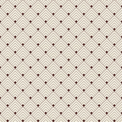 Repeated chevrons wallpaper. Asian traditional ornament with scallops. Modern japanese style digital paper with scales