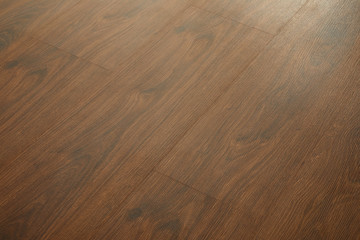 Fototapeta premium Wooden natural texture. New parquet blank. Wooden laminate floor boards background image. Home decor.