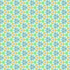 Abstract kaleidoscope background. Ornament for website, corporate style, fashion design and house interior design, as well for hand crafts and DIY. Endless texture.