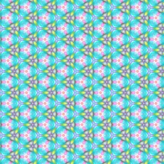 Abstract kaleidoscope background. Ornament for website, corporate style, fashion design and house interior design, as well for hand crafts and DIY. Endless texture.