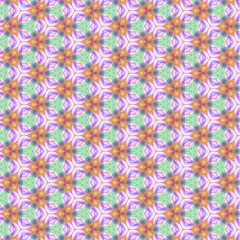 Abstract kaleidoscope background. Ornament for website, corporate style, fashion design and house interior design, as well for hand crafts and DIY. Endless texture.