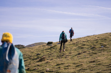 caminata por el pais vasco