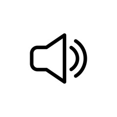 Vector illustration, sound icon design
