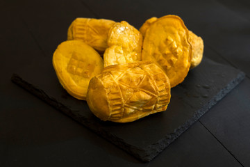 Oscypek, oscypki, traditional Polish smoked cheese from Podhale