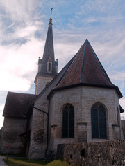 Temple de Môtiers in Val-de-Travers in the canton of Neuchâtel in Switzerland.