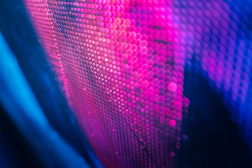 CloseUp LED blurred screen. LED soft focus background. abstract background ideal for design.