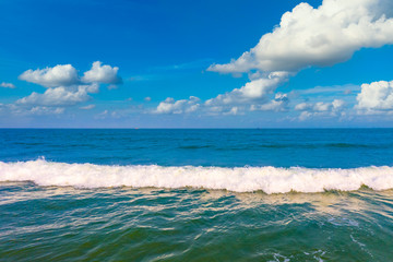 Marine scenery of Donghai Island, Zhanjiang City, Guangdong Province, China