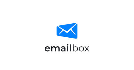 Fototapeta premium Simple Mail logo sign. Email vector icon.