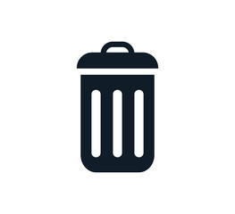 Recycle icon ,garbage icon vector logo design template