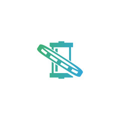 vector camera logo design. perfect for the video production industry