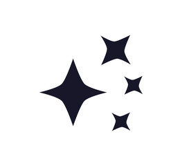 Sparkle icon vector logo illustration