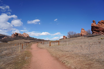 Hiking Trails at South Valley Park in Colorado
