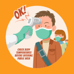 Check body temperature