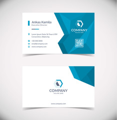 Obraz premium Modern Geometric Business Card Template