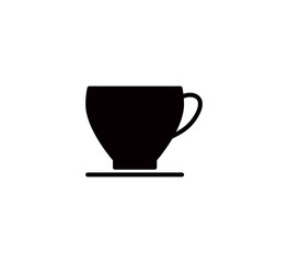 Cup coffee icon vector logo design template