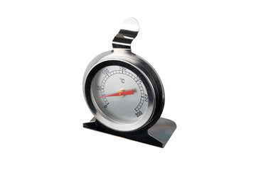 Thermometer Meter Analog measuring equipment. on white background.
