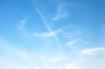 Fototapeta na wymiar blue sky with white cloud beautiful
