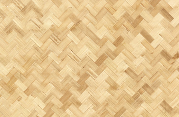 Bamboo handicraft weave Thai style pattern nature texture background