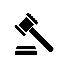 gavel law icon vector