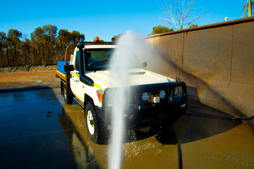 Wash Bay Area for Vehicles © Adwo