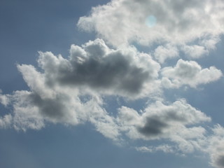 Obraz premium 푸른 하늘과 구름